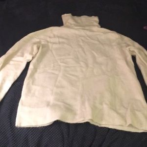 Ivory sweater size medium turtleneck